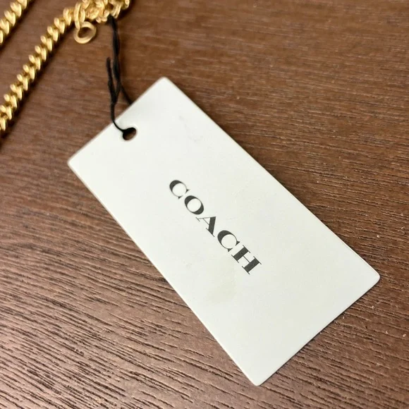 COACH Multicolor Letter Charm Necklace NWT - Picture 10 of 13